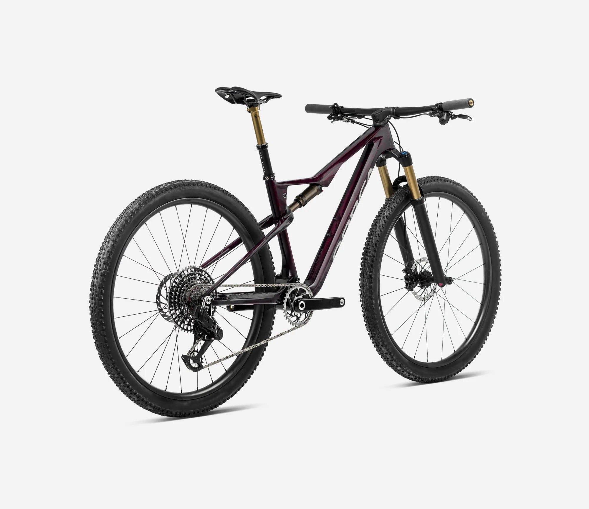 OIZ M-TEAM XTR - Wine Red Carbon View - Titan (Gloss) - Image 3