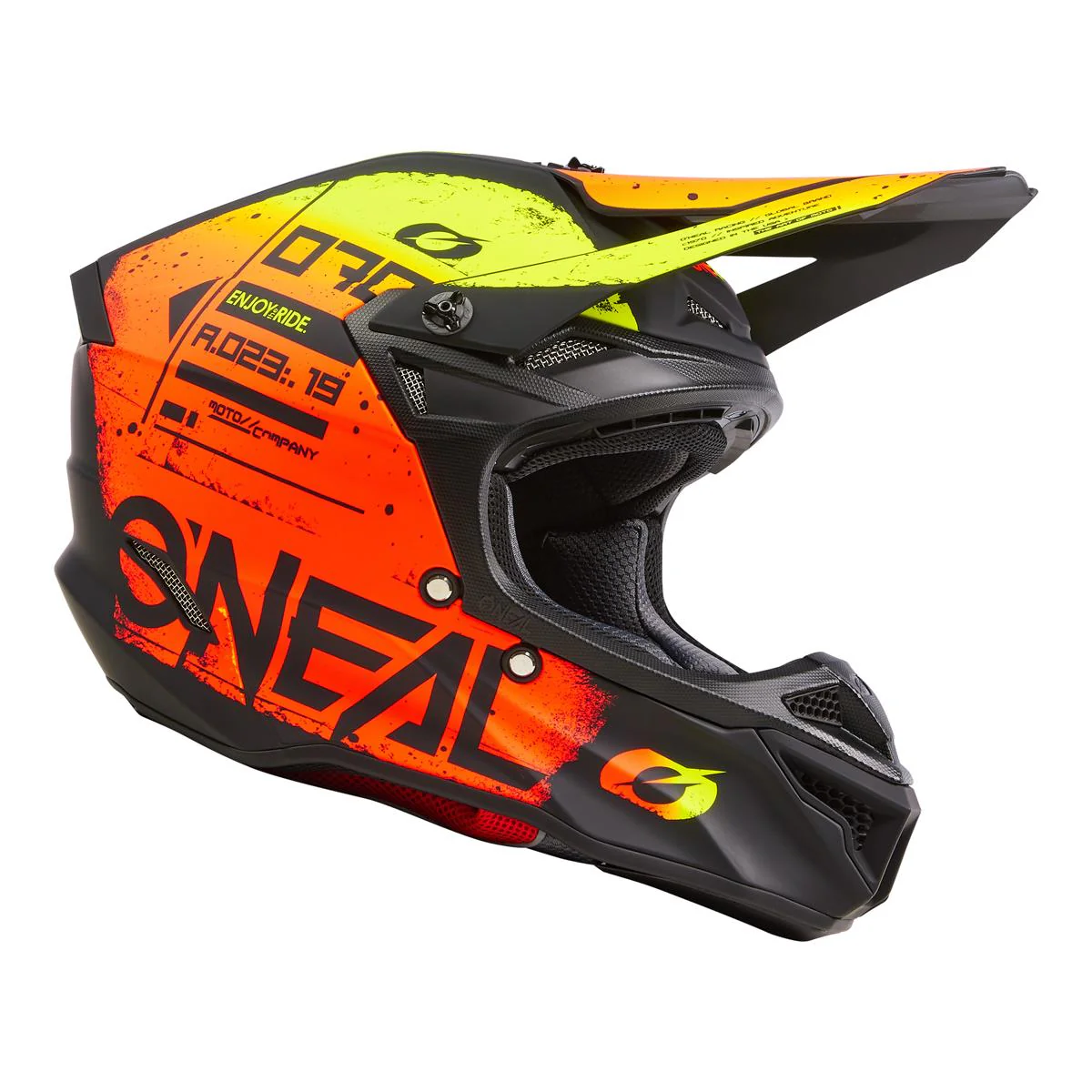 5SRS Polyacrylite Helm SCARZ black/red/yellow - Image 2