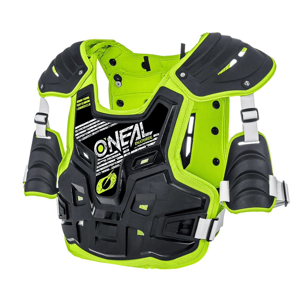 PXR Stone Shield Oberkörper-Protektor black/neon yellow - Image 3