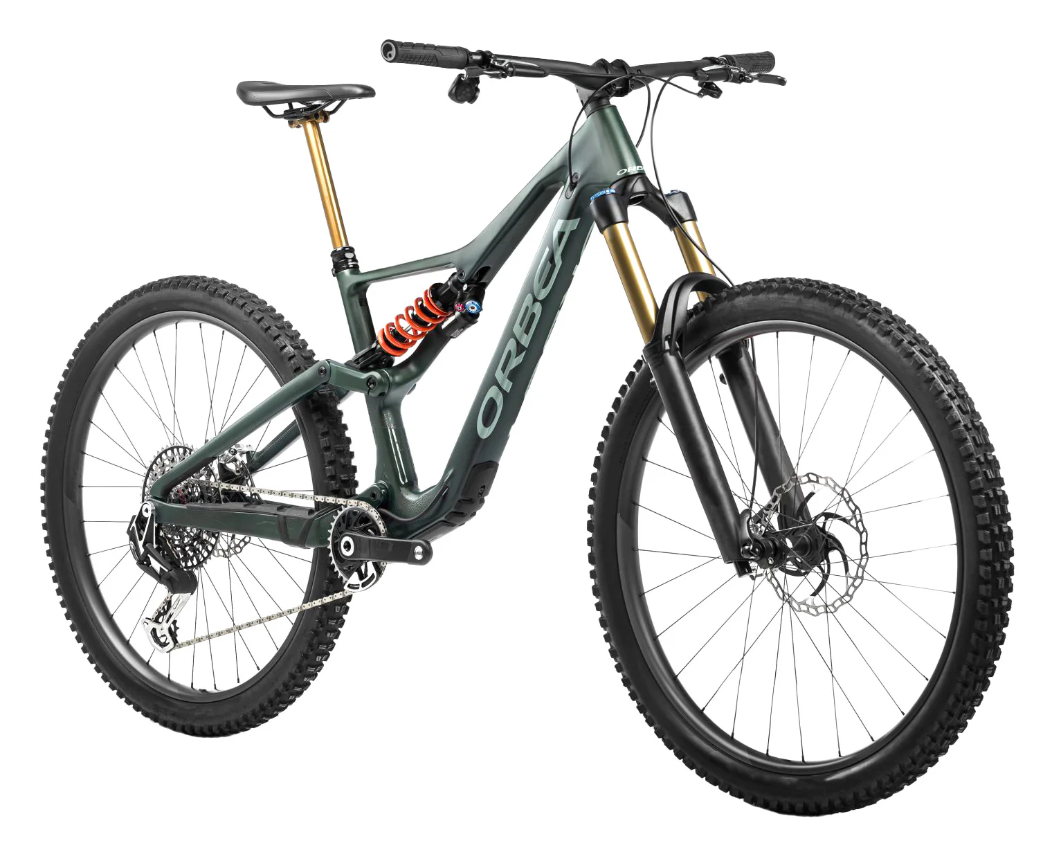 RALLON M11 AXS Forest Green Carbon View (Matt - Gloss) - Blue Stone (Gloss) - Image 3