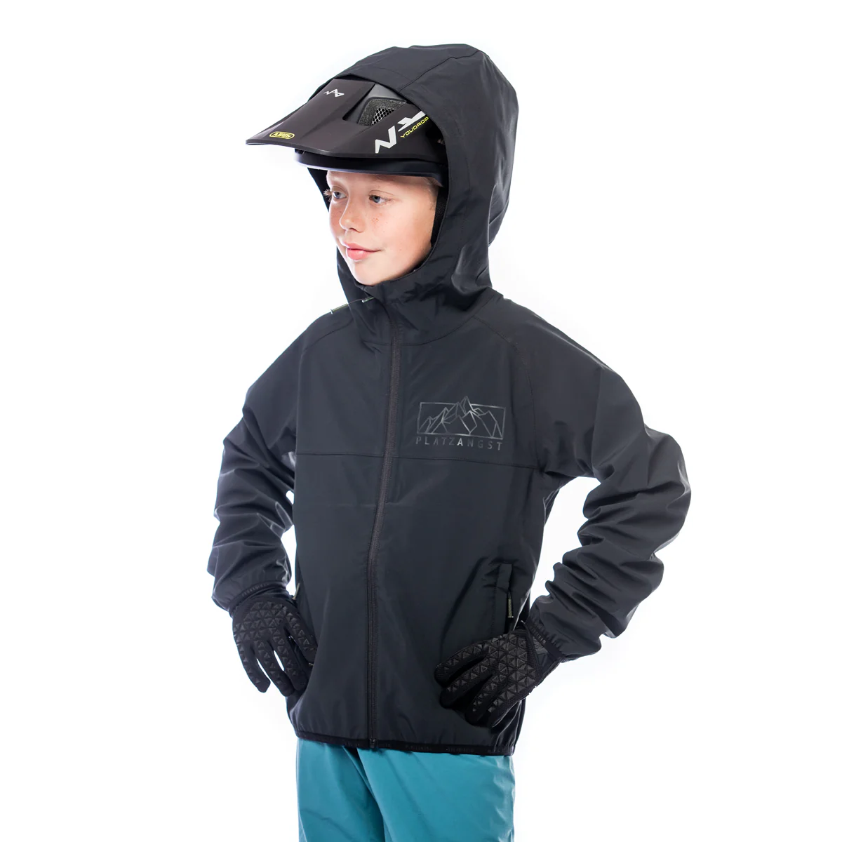 DFL Evo Regenjacke Youth - schwarz - Image 3