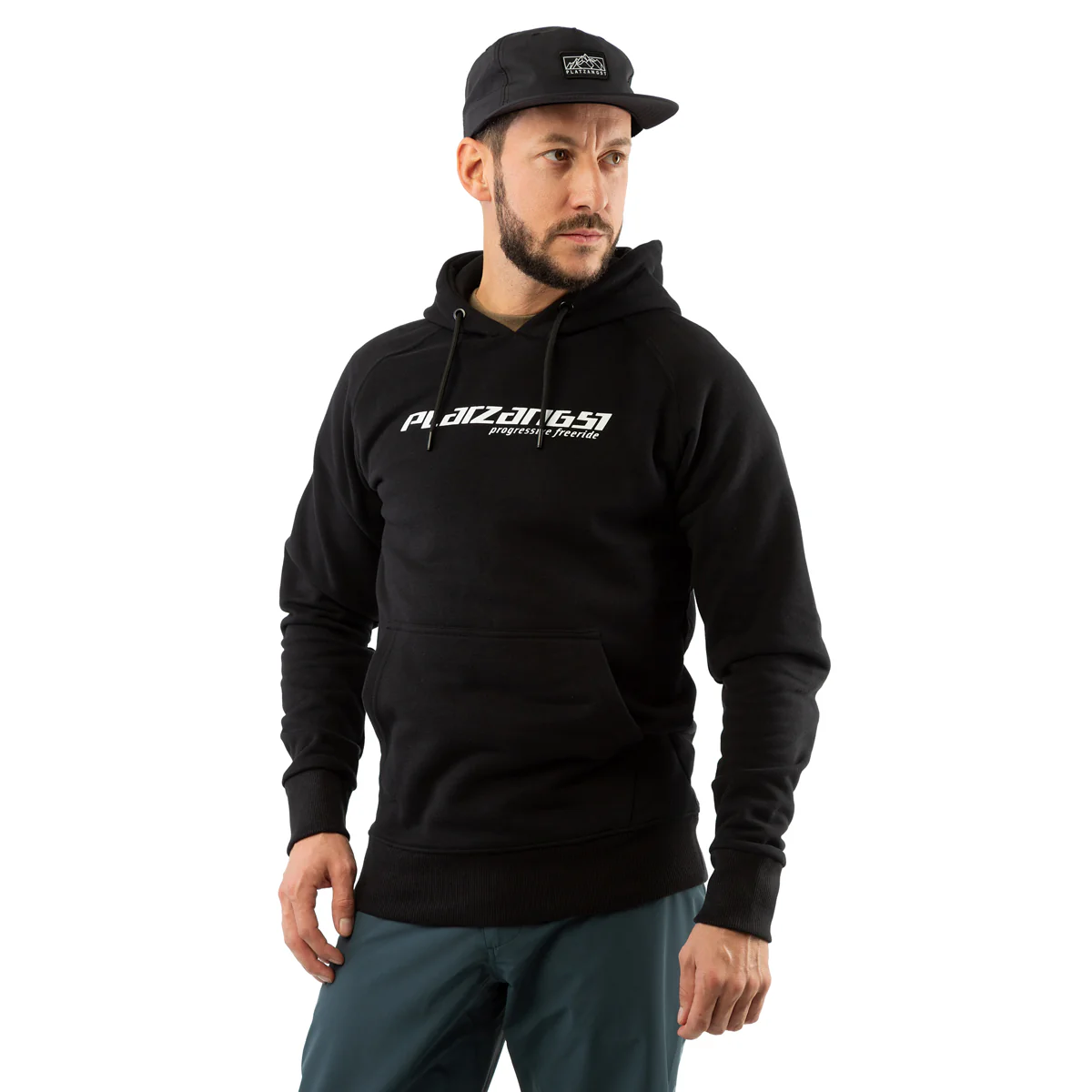 Main Logo Hoody Schwarz