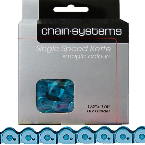 Kette BMX - Point Magic Colour MK918 - Halflink 1/8 Zoll - Blau