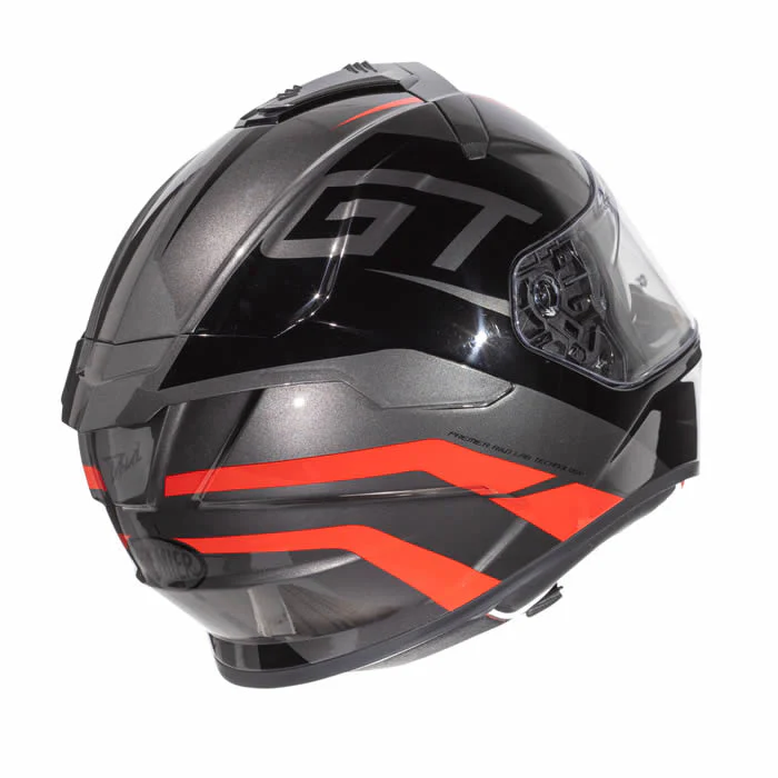 Integralhelm Devil GT 17 - grau-schwarz-rot - Image 6