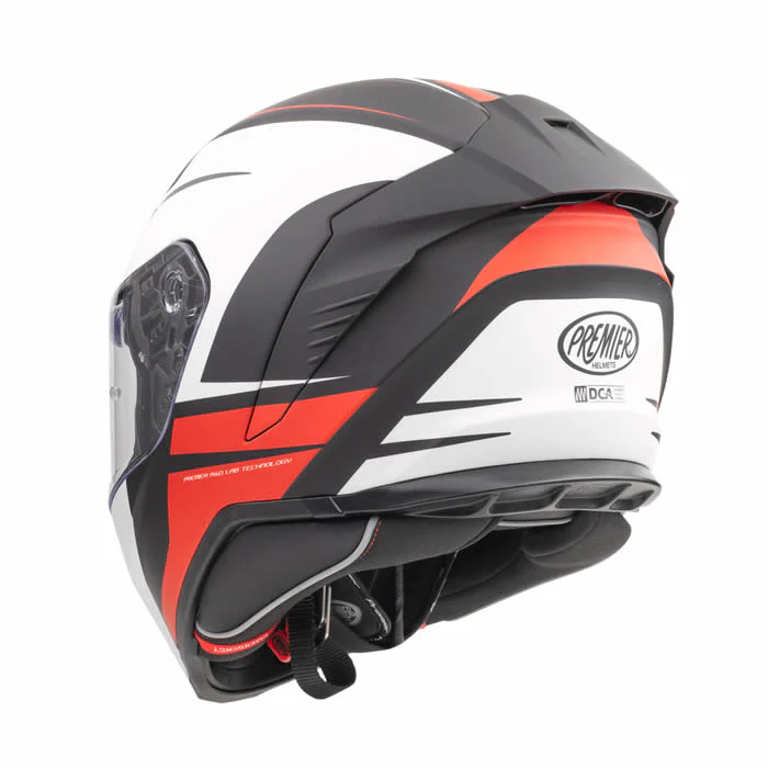 Integralhelm Hyper DE 92 BM - weiss-schwarz-rot - Image 4