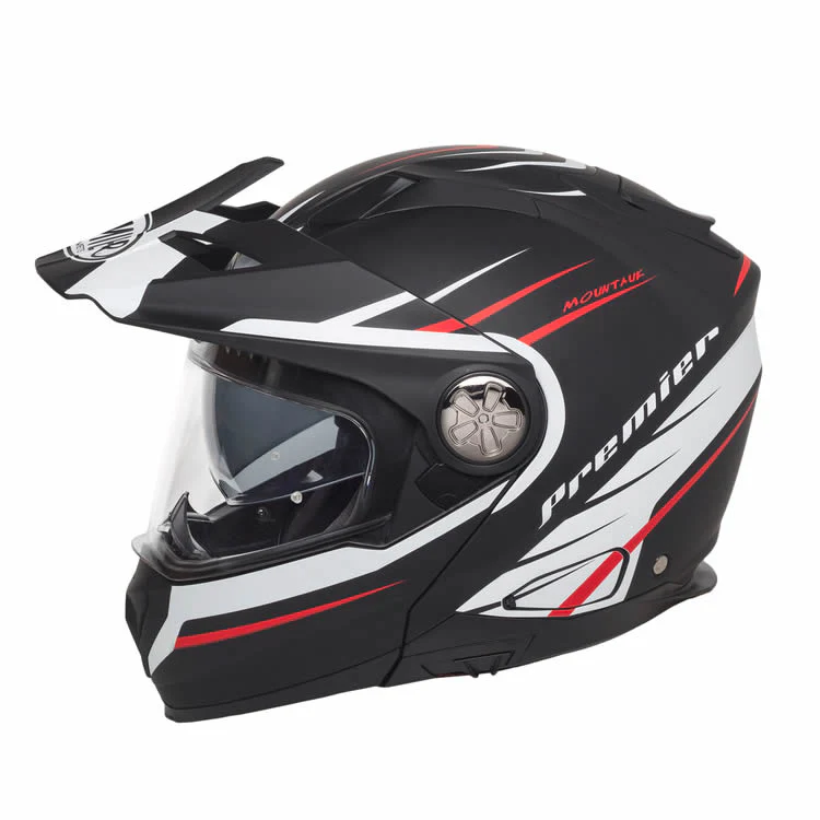 Multifunktionalhelm Xtrail MO MO92 - schwarz-weiss-rot - Image 2