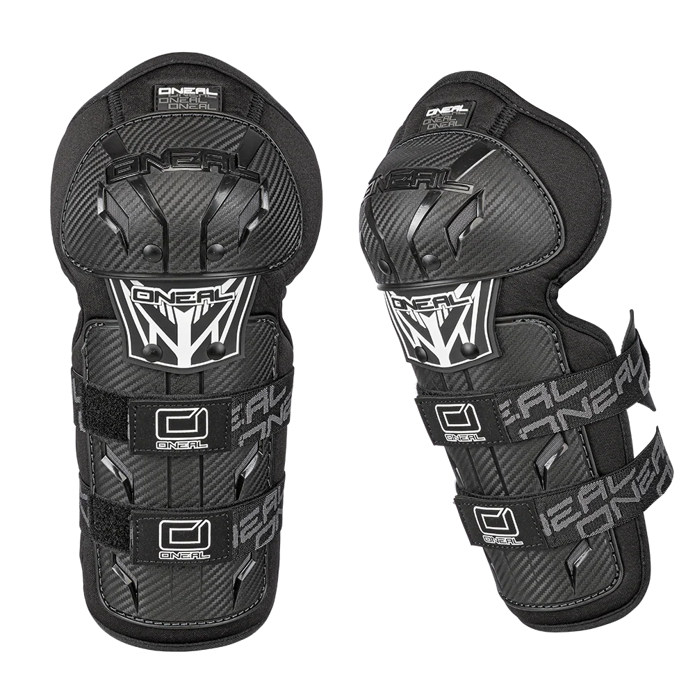 PRO III Carbon Look Kid's Knie- und Schienbein-Protektor black