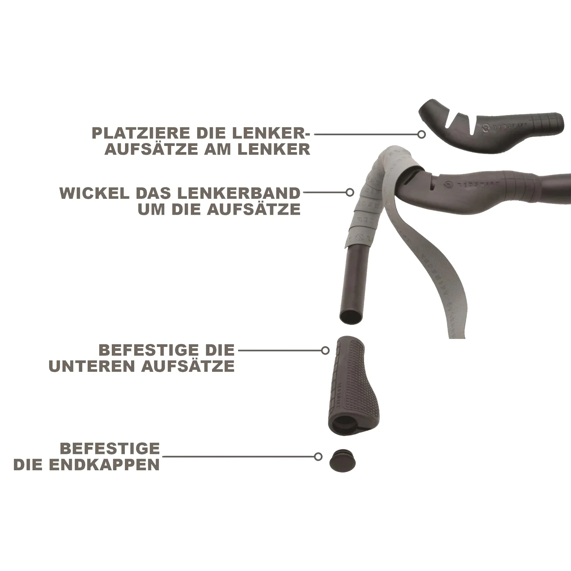 Kitchen Sink Handlebar Drop Bar + Loop Gravel-Lenker mit Aero-Auflieger - Image 4