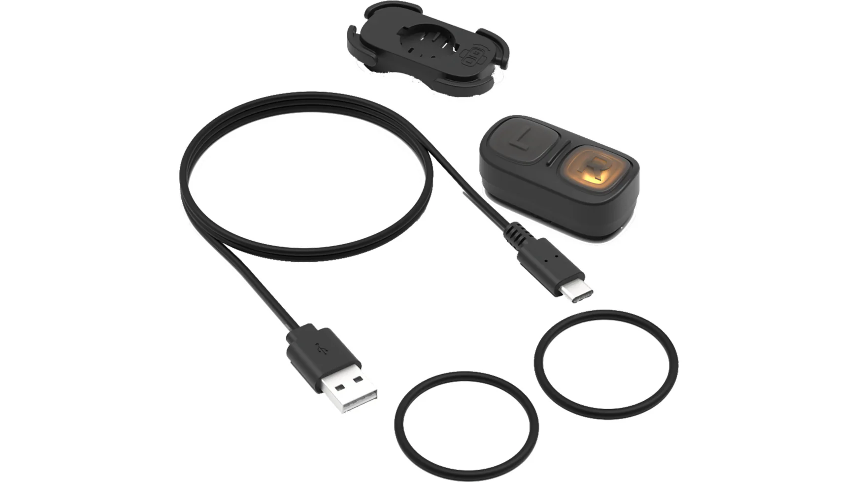 Remote with charging cable USB-C - schwarz