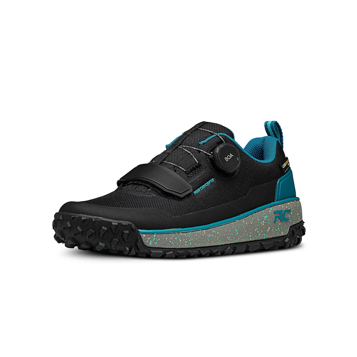 Flume BOA Flat Women's Shoe - Black/Tahoe Blue - Image 3