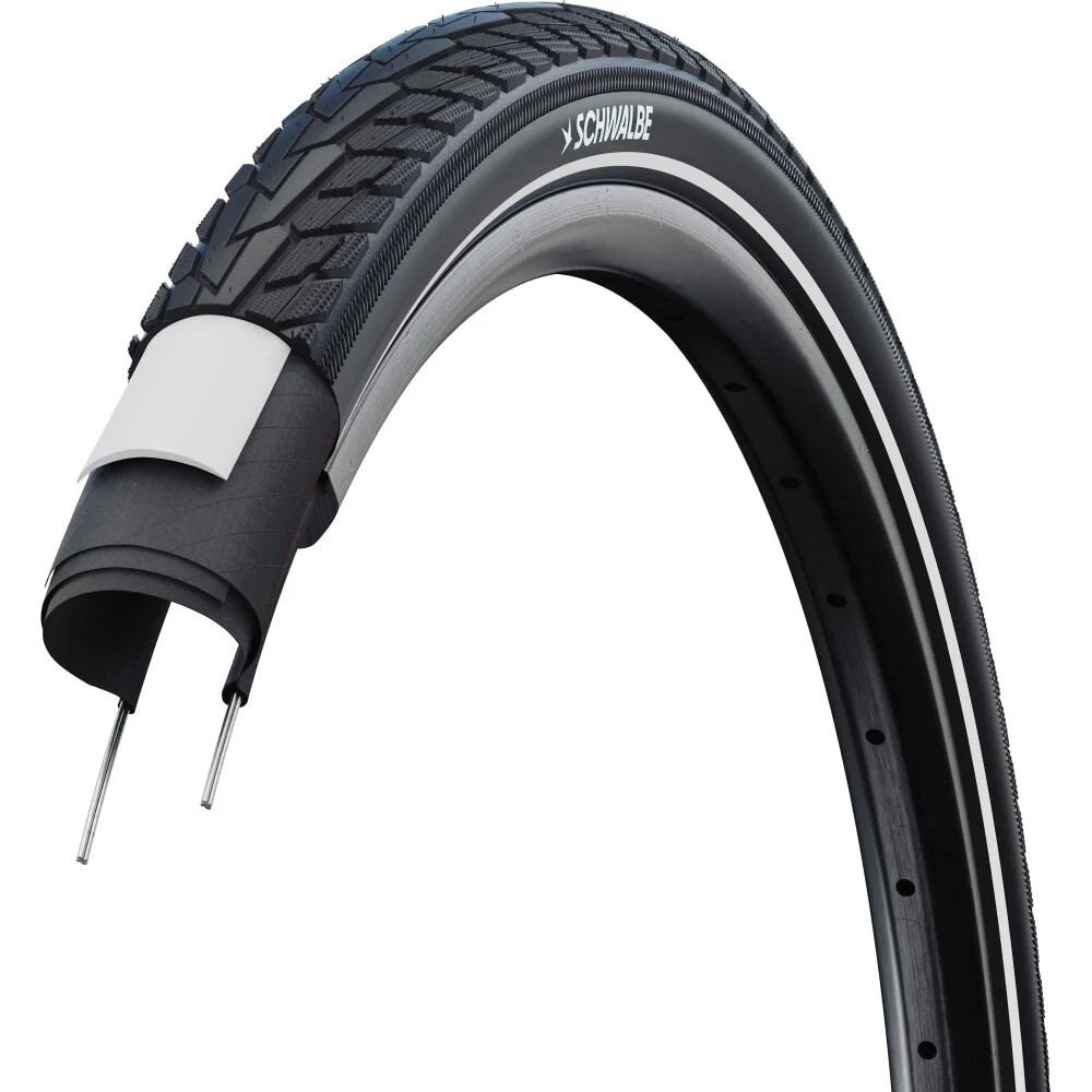 Road Cruiser Plus, Green Compound Active Line, 28" Drahtreifen - schwarz/reflex - Image 3