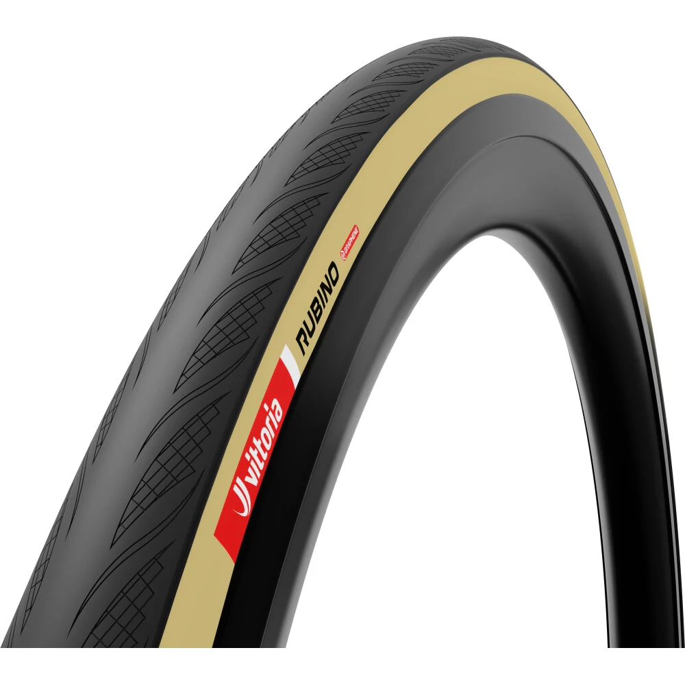 Rubino, 28" Faltreifen TLR - beige/schwarz