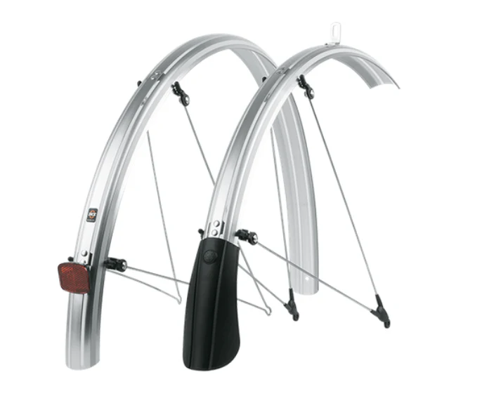 Bluemels Reflective 45 - 28 Zoll Schutzblechset - Silber