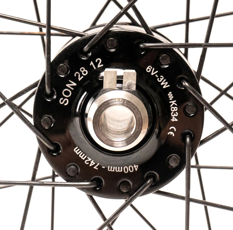 Laufrad SON 28 12 disc center lock + Mavic Open Pro UST Disc 32h - Image 4