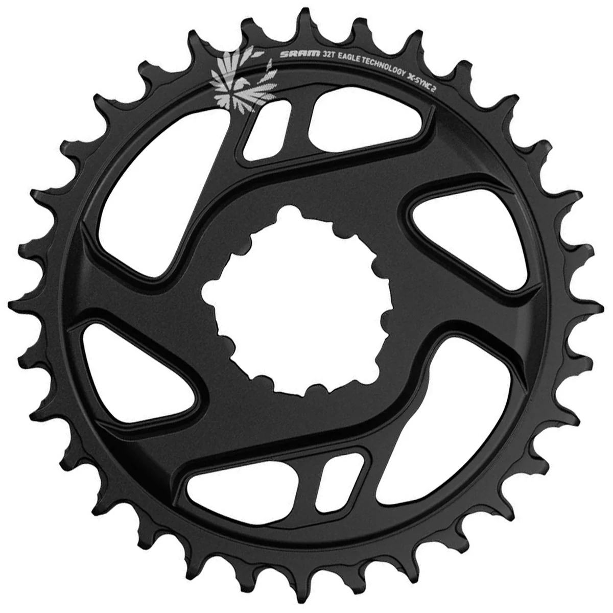 Kettenblatt X-Sync 2 Eagle CF 34 Zähne 6 mm Offset Alu