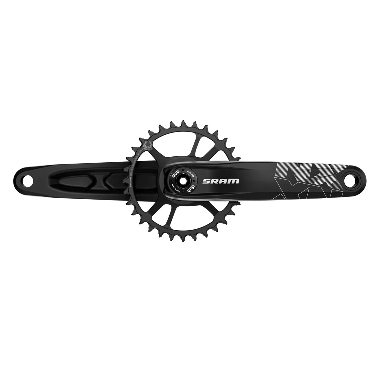 Kurbelgarnitur NX Eagle DUB - Schwarz