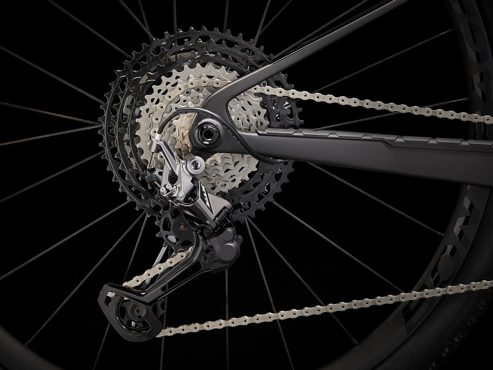 Supercaliber 9.9 XTR Matte Raw Carbon/Gloss Trek Black - Image 5