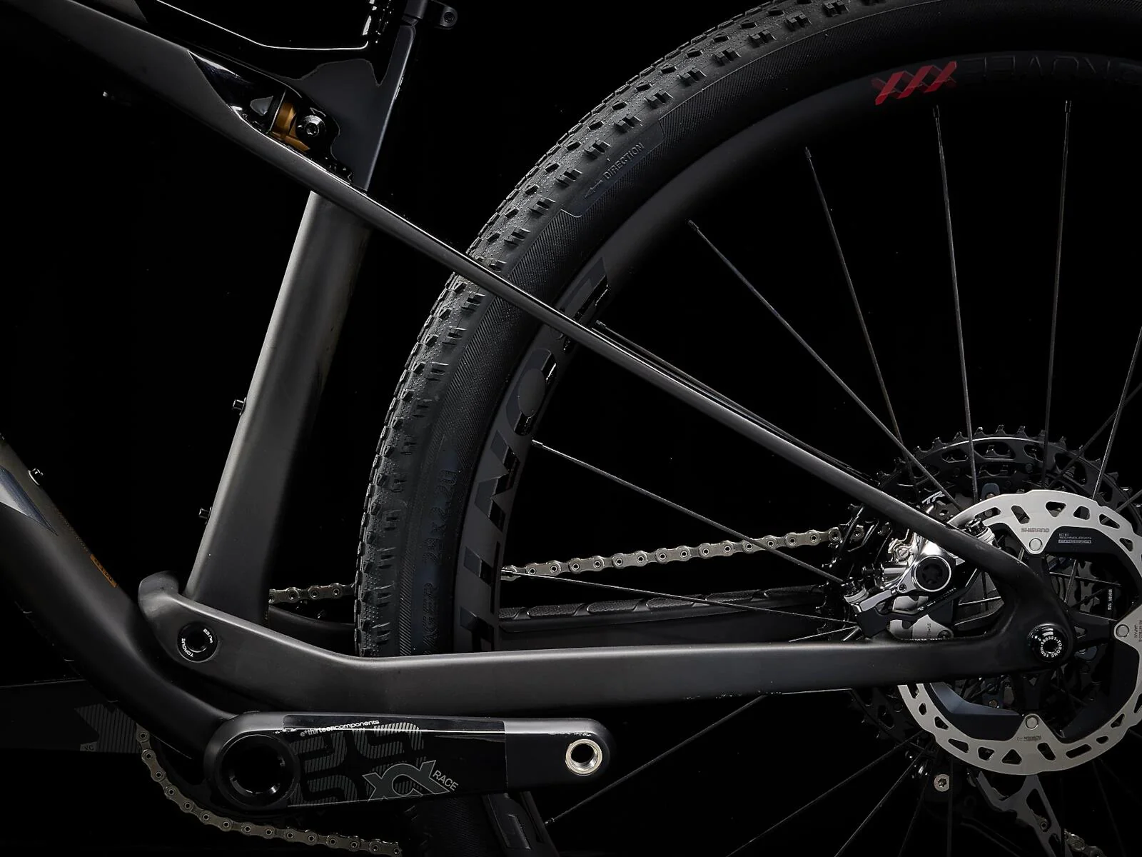 Supercaliber 9.9 XTR Matte Raw Carbon/Gloss Trek Black - Image 8
