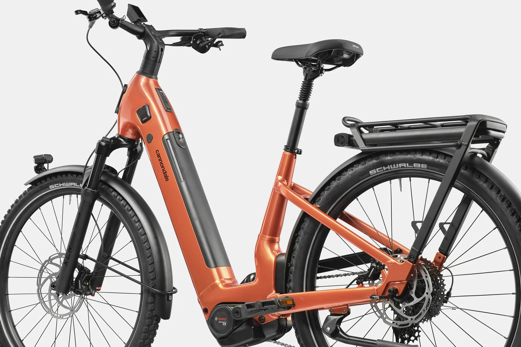 Tesoro 1 Low Step-Thru, 800 Wh - Orange Slice - Image 3