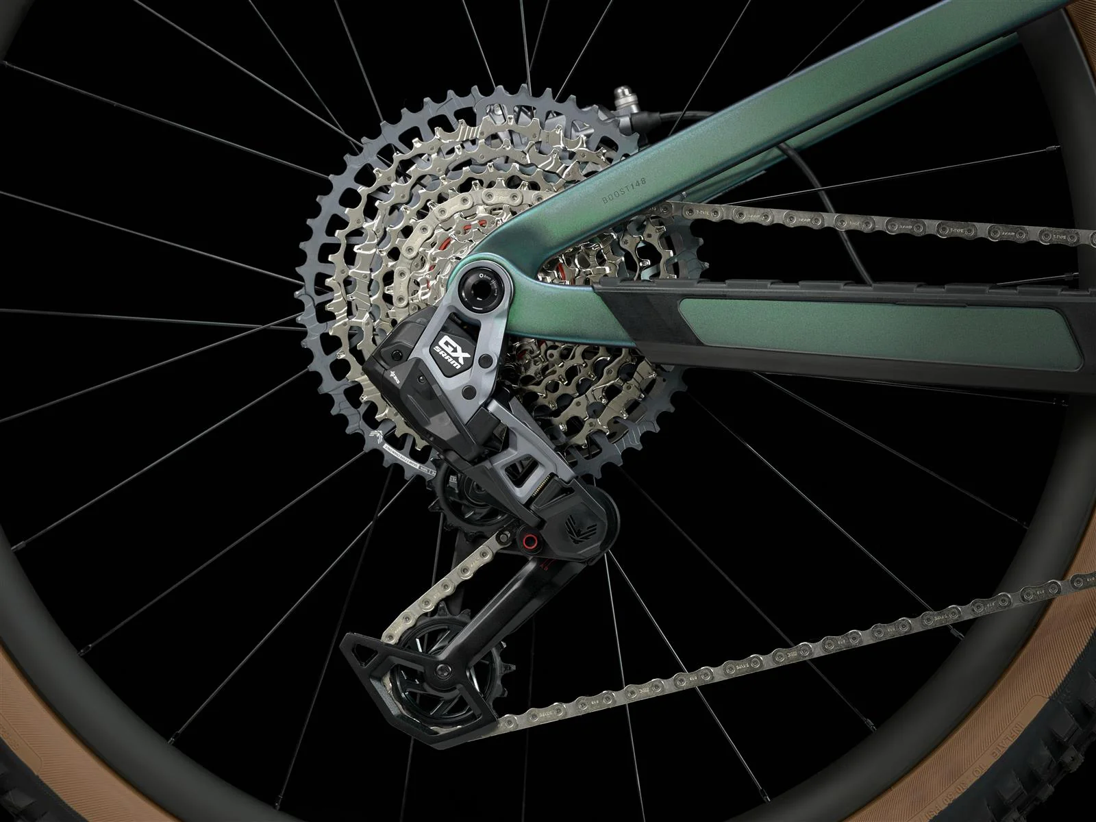 Top Fuel 9.8 GX AXS Matte Emerald Iris - Image 5