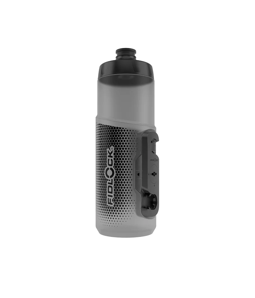 TWIST single bottle 600 antibacterial - transparent black