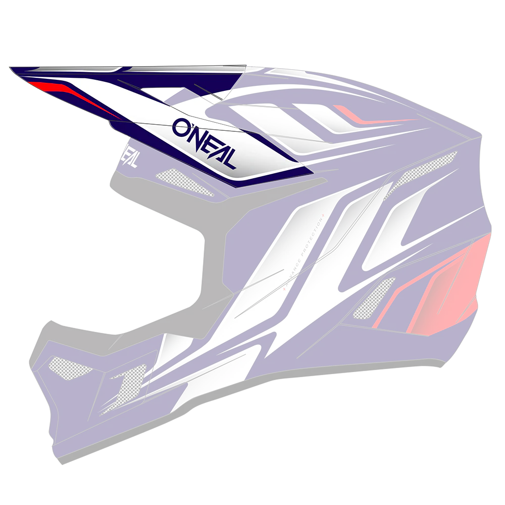 Visor 3SRS Youth Helm VERTICAL blue/white/red