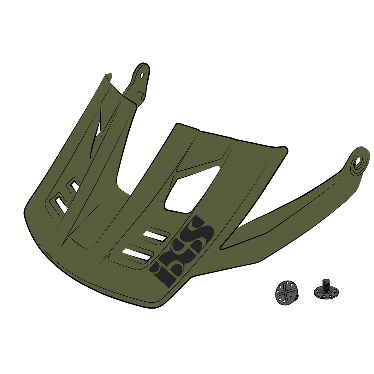 Visor + Pins Trigger FF - olive