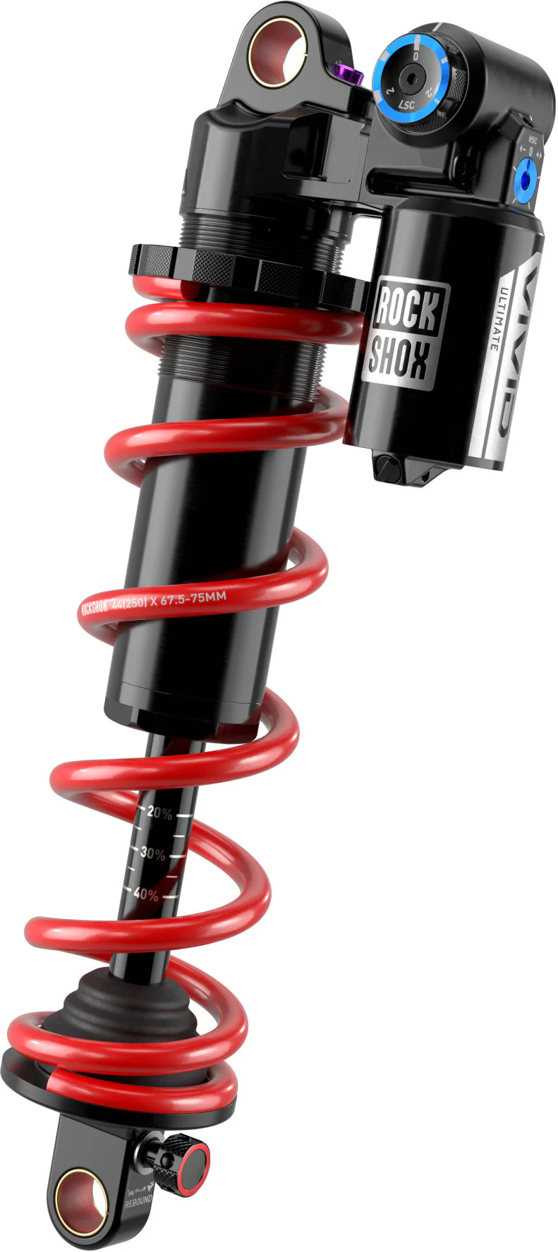 Vivid Coil Ultimate DH RC2 D1, Commencal Supreme - 250 mm