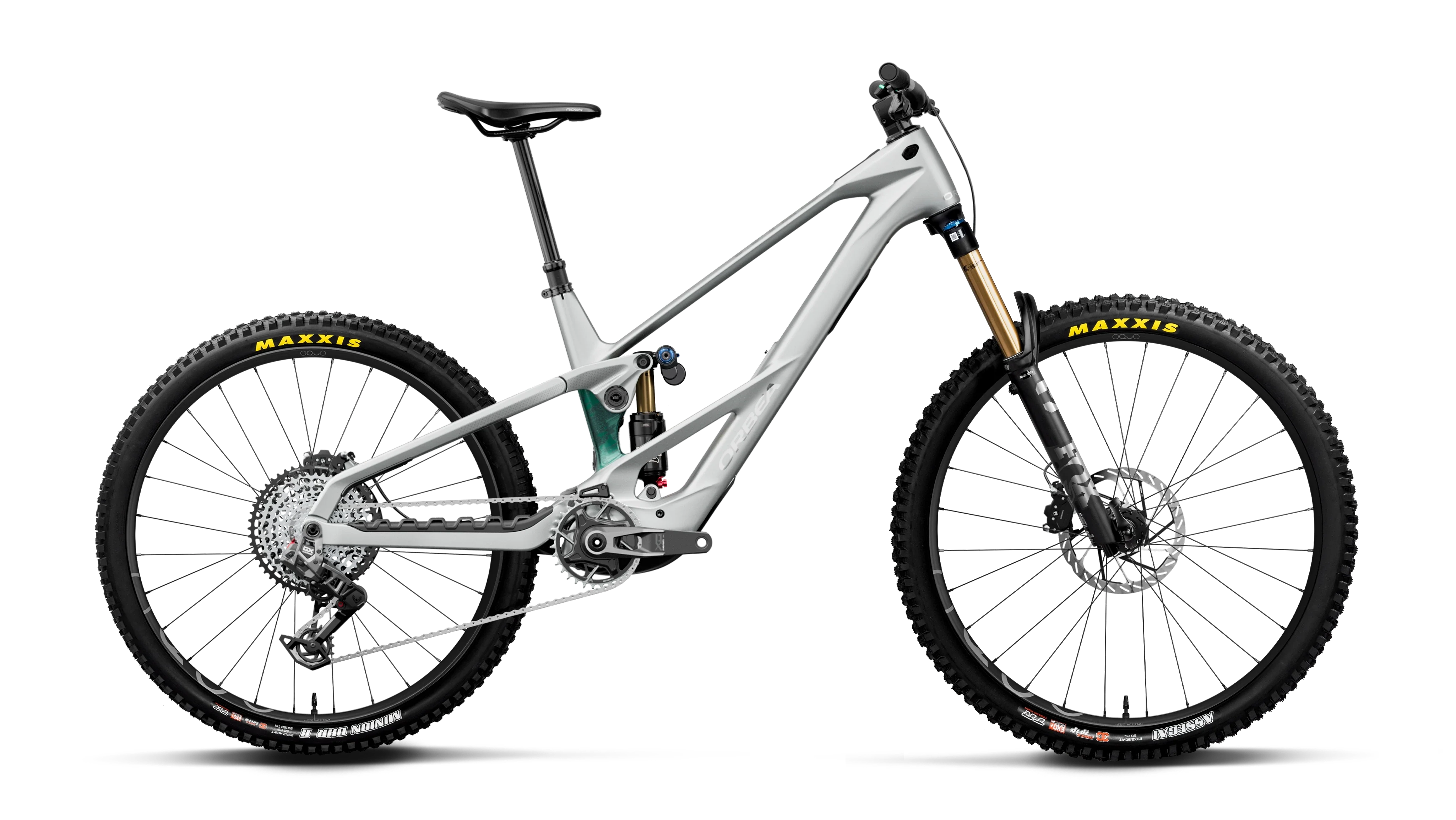 Wild LT M-Team RS Mullet - Smooth Silver (Matt)/Escape Green Carbon View (Gloss)