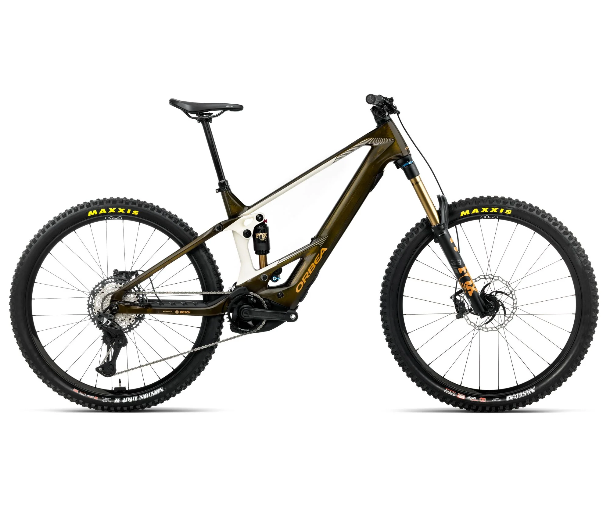 WILD M-TEAM, 750 Wh - Caramel Carbon View (Gloss)/Cream White (Matt)