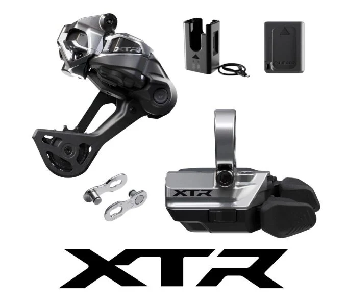 XTR Di2 M9250 Schaltungs Upgrade Kit, Schaltgriff Schelle, Käfiglänge lang - 12-fach