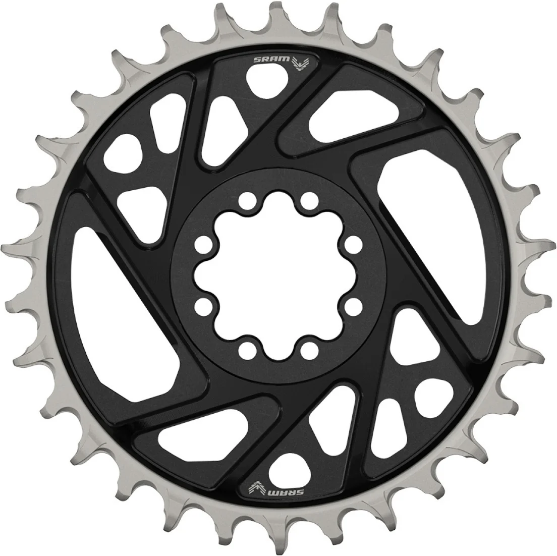 XX Eagle T-Type Kettenblatt, DM 3 mm Offset - schwarz