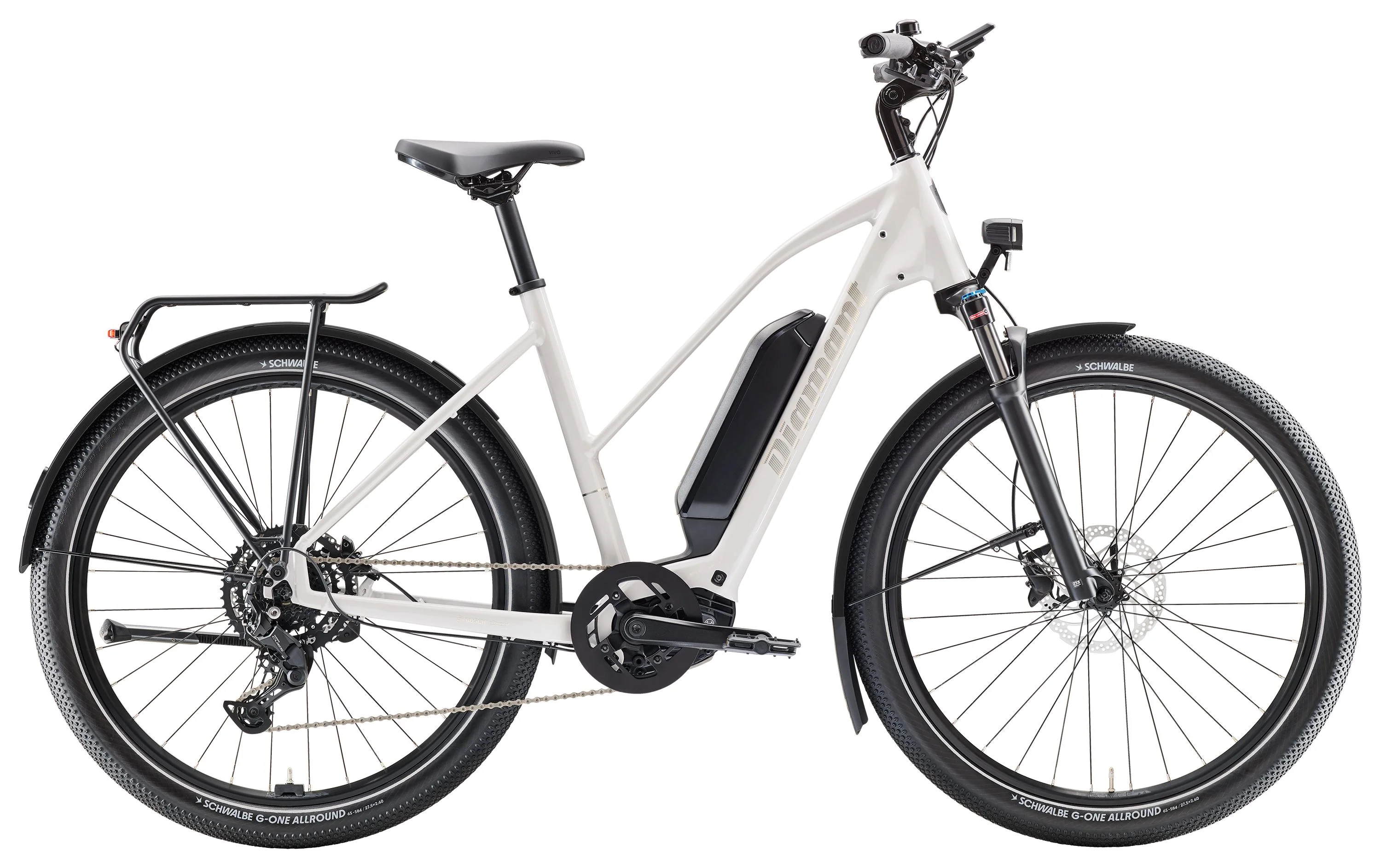 Zing Trip Core (Midstep) - Baumwollweiss Metallic 545Wh